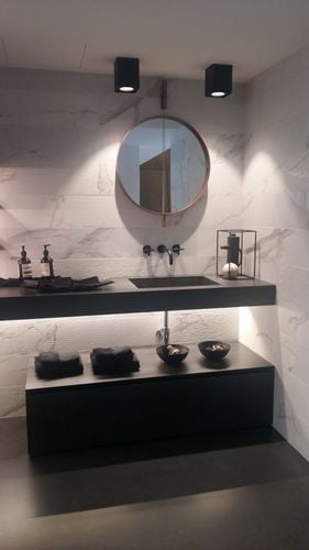 Top con vasca integrata