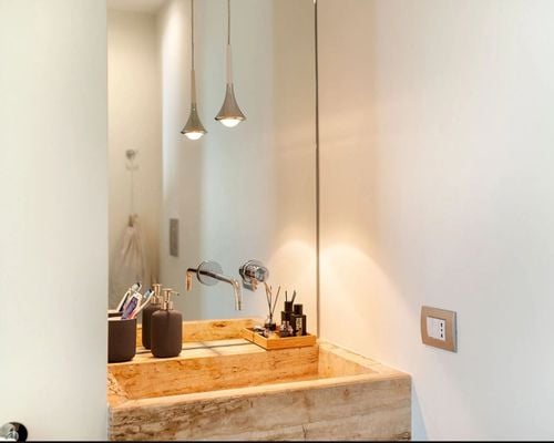 Lavabo in nicchia